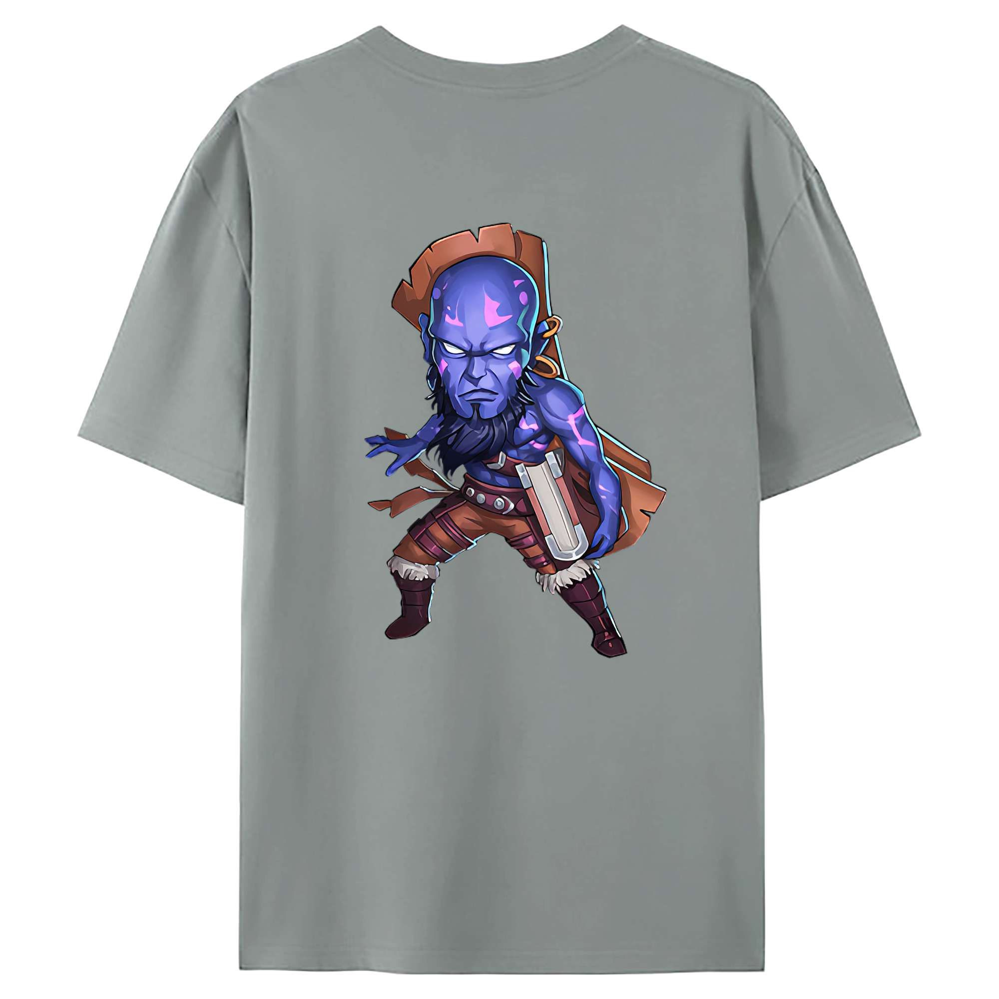 （画像用） リーグ・オブ・レジェンド League of Legends LOL 綿100％ メンズ半袖Tシャツ（バックプリント） 通気性